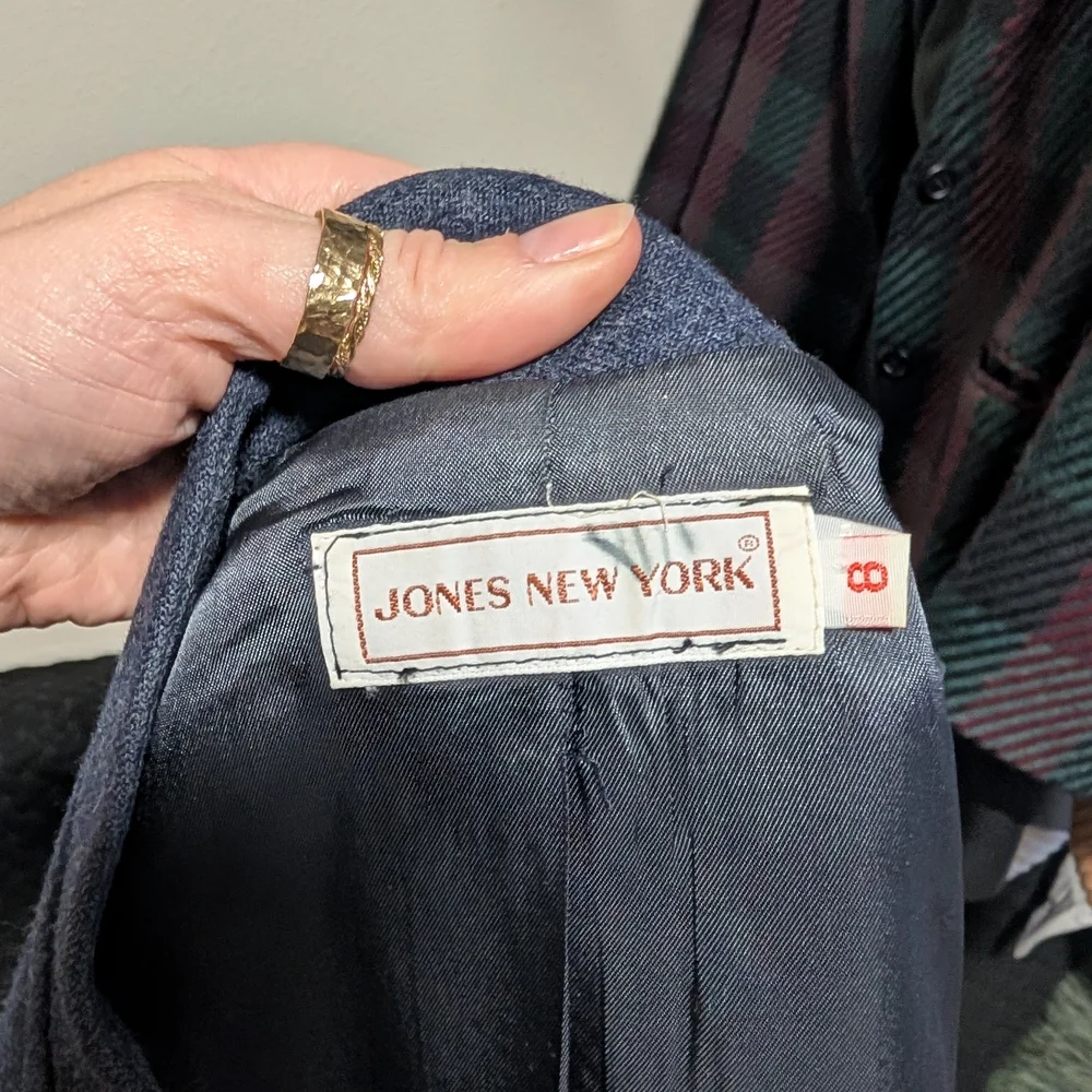 Jones New York Vintage Blue Blazer